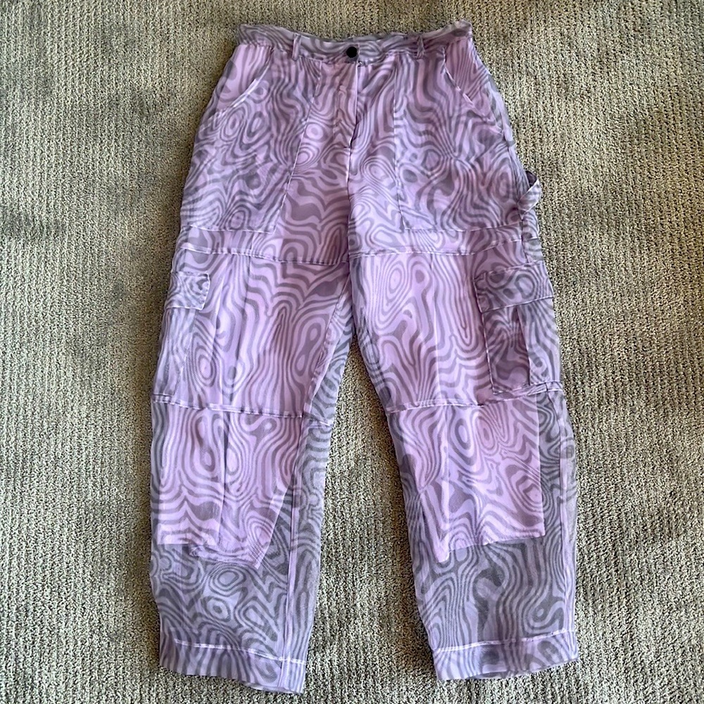 The Ragged Priest Purple Cargo Pants